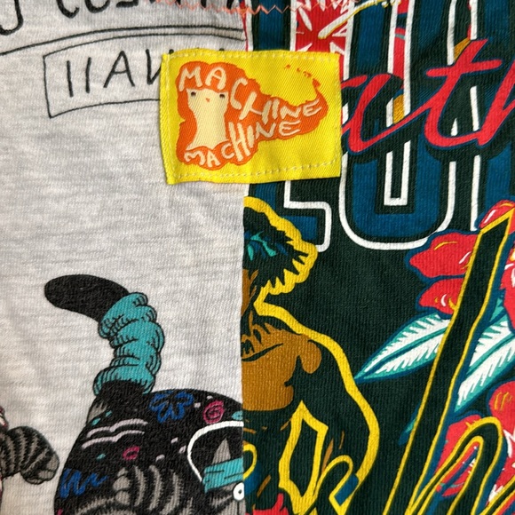 Machine machine tank made up of vintage tees M - Picture 3 of 4